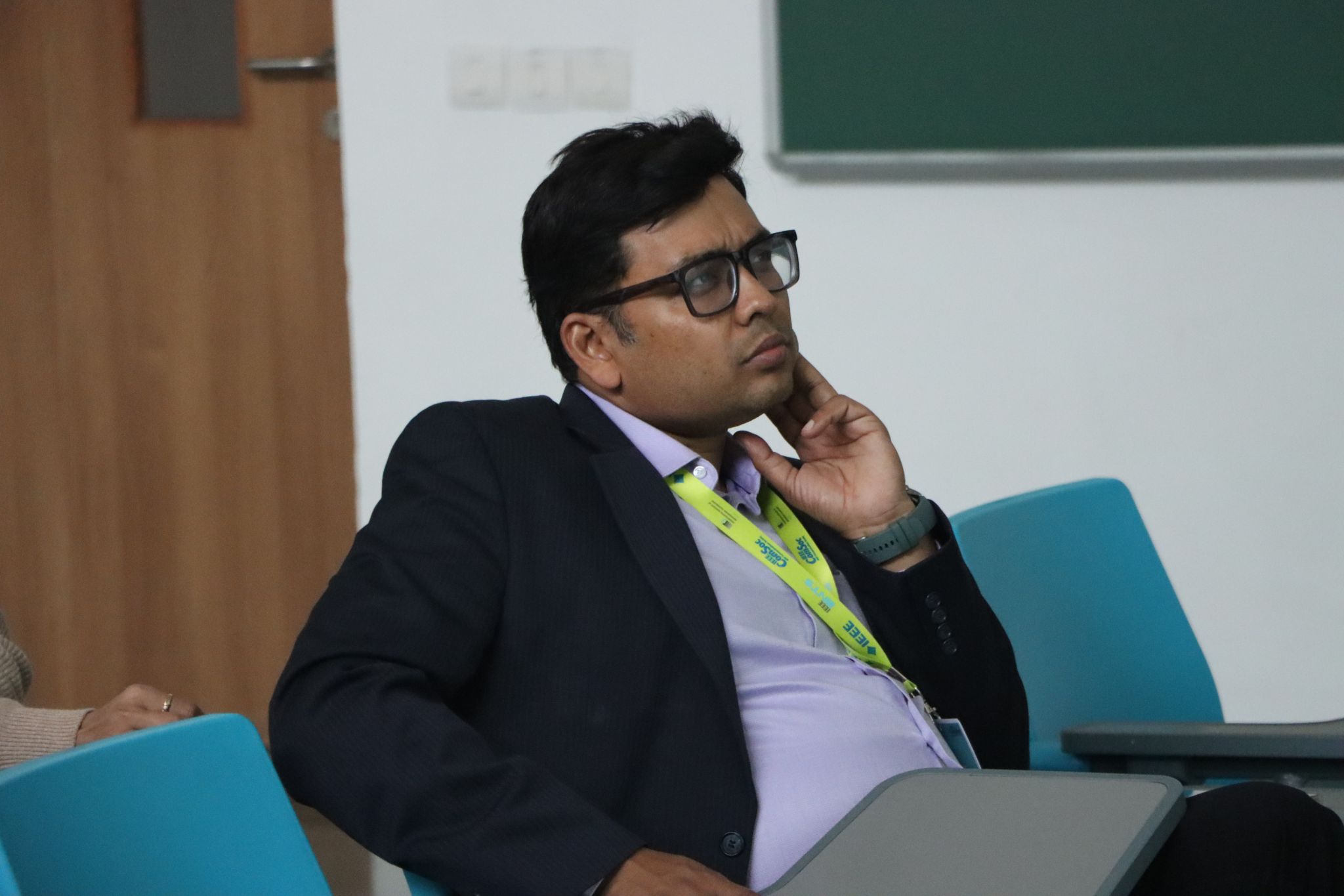 Dr. Vivek Ashok Bohara attending a session