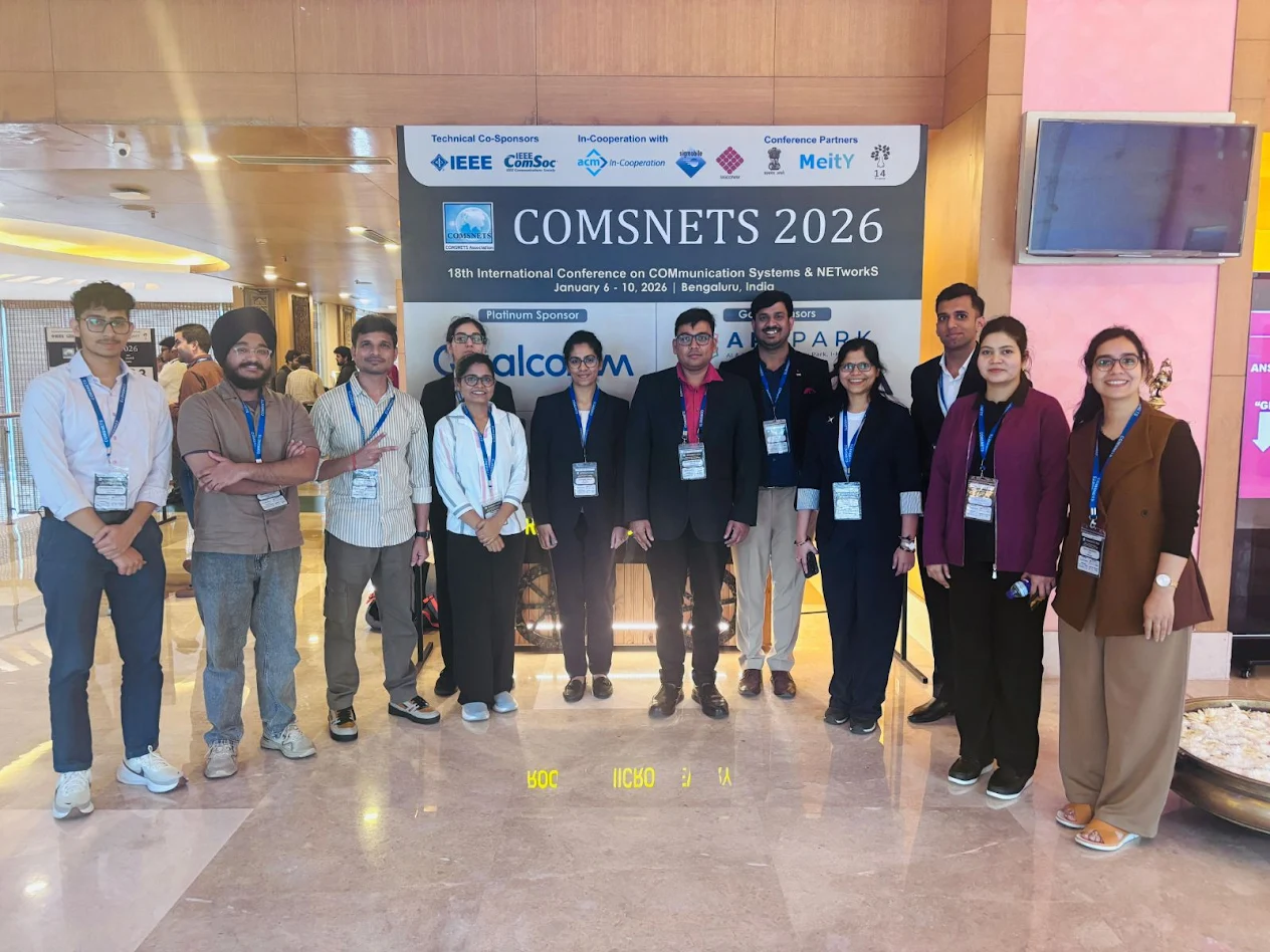 Our team at COMSNETS 2026